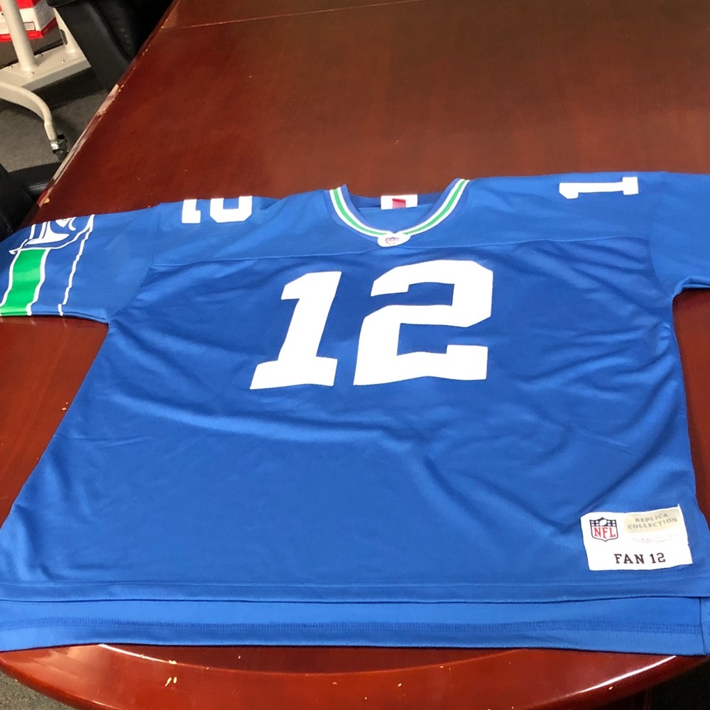 Replica Mitchell & Ness Seahawks #12 Jersey sz 2xl